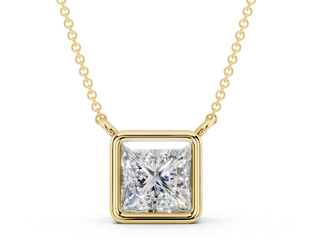 Alanna Princess Solitaire Pendant 2 Carat Total Wt.