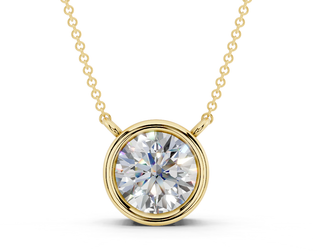 Alanna Round Solitaire Pendant 2 Carat Total Wt.