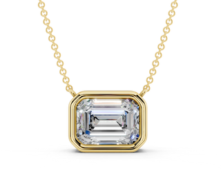 Alanna Emerald Solitaire Pendant 2 Carat Total Wt.
