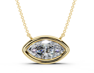 Alanna Marquise Solitaire Pendant 2 Carat Total Wt.