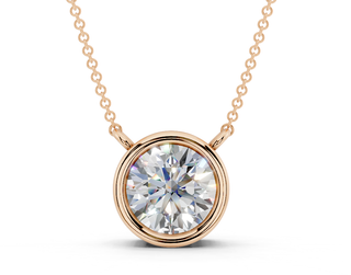 Alanna Round Solitaire Pendant 2 Carat Total Wt.