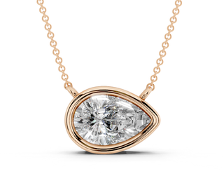 Alanna Pear Solitaire Pendant 2 Carat Total Wt.