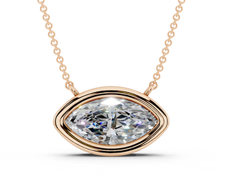 Alanna Marquise Solitaire Pendant 2 Carat Total Wt.