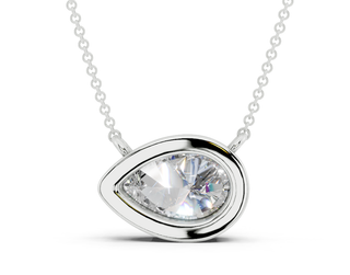 Alanna Pear Solitaire Pendant 2 Carat Total Wt.