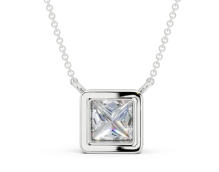 Alanna Princess Solitaire Pendant 2 Carat Total Wt.