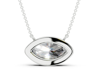 Alanna Marquise Solitaire Pendant 2 Carat Total Wt.