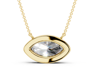 Alanna Marquise Solitaire Pendant 2 Carat Total Wt.