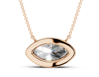 Alanna Marquise Solitaire Pendant 2 Carat Total Wt.