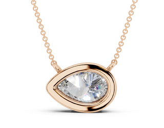 Alanna Pear Solitaire Pendant 2 Carat Total Wt.