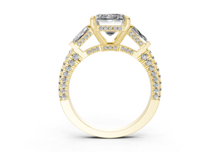 Narelle Three Stone 2mm Enagaement Ring