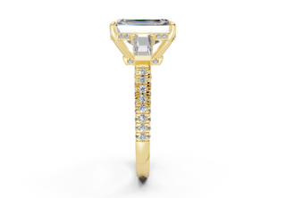 Narelle Three Stone 2mm Enagaement Ring