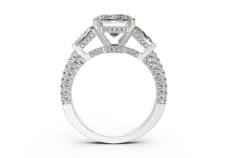 Narelle Three Stone 2mm Enagaement Ring