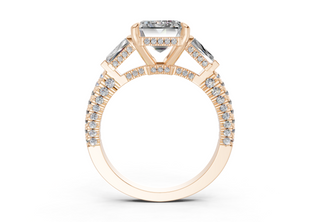 Narelle Three Stone 2mm Enagaement Ring