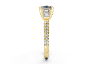 Narelle Three Stone 2mm Enagaement Ring