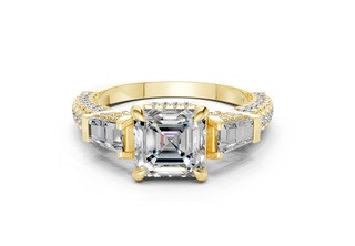 Narelle Three Stone 2mm Enagaement Ring