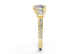 Narelle Three Stone 2mm Enagaement Ring