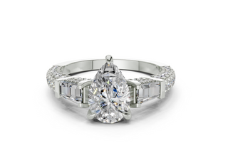 Narelle Three Stone 2mm Enagaement Ring