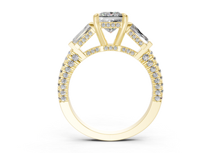 Narelle Three Stone 2mm Enagaement Ring