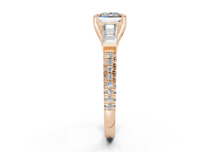 Narelle Three Stone 2mm Enagaement Ring