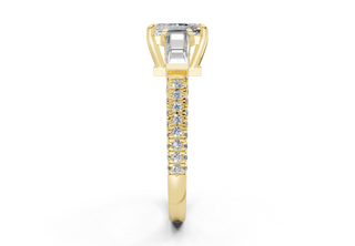 Narelle Three Stone 2mm Enagaement Ring