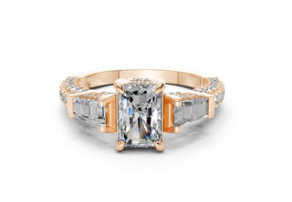 Narelle Three Stone 2mm Enagaement Ring