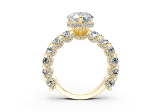 Xyra Accent 2.8mm Enagaement Ring