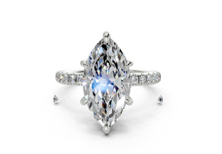 Orithia Solitaire 2.3mm Enagaement Ring