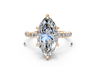 Orithia Solitaire 2.3mm Enagaement Ring