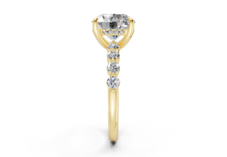 Damira Solitaire 2mm Enagaement Ring