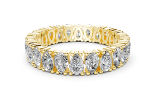 Petite Melrose Pear Classic Eternity Bands 2½ Carat Total Wt.