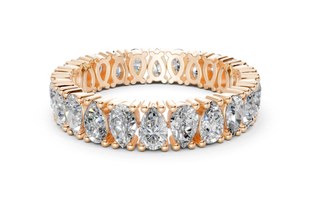 Petite Melrose Pear Classic Eternity Bands 2½ Carat Total Wt.