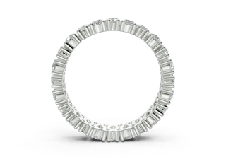 Petite Melrose Pear Classic Eternity Bands 2½ Carat Total Wt.