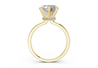 Ines Solitaire 1.8mm Enagaement Ring
