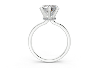 Ines Solitaire 1.8mm Enagaement Ring