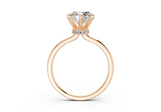 Ines Solitaire 1.8mm Enagaement Ring