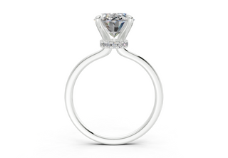 Ines Solitaire 1.8mm Enagaement Ring