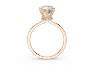 Ines Solitaire 1.8mm Enagaement Ring