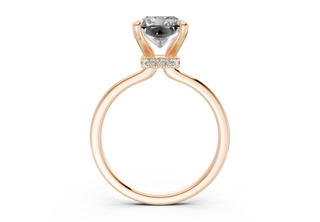 Ines Solitaire 1.8mm Enagaement Ring