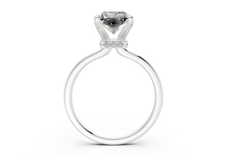 Ines Solitaire 1.8mm Enagaement Ring
