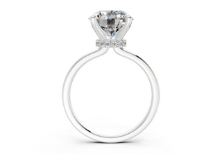 Ines Solitaire 1.8mm Enagaement Ring