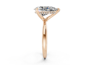 Novelle Solitaire 1.6mm Enagaement Ring