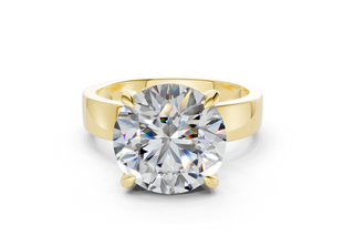 Verna Solitaire 4mm Enagaement Ring