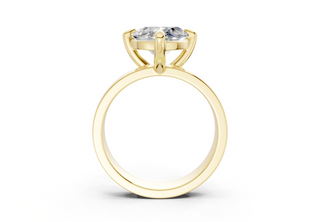 Verna Solitaire 4mm Enagaement Ring