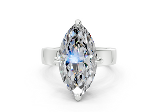 Verna Solitaire 4mm Enagaement Ring