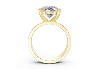 Verna Solitaire 4mm Enagaement Ring
