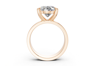Verna Solitaire 4mm Enagaement Ring