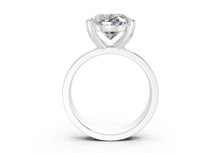 Verna Solitaire 4mm Enagaement Ring