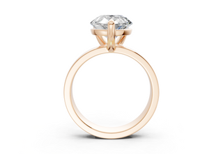 Verna Solitaire 4mm Enagaement Ring