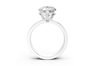 Verna Solitaire 4mm Enagaement Ring
