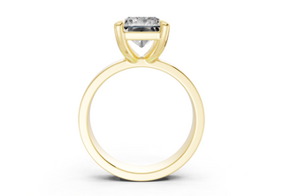 Verna Solitaire 4mm Enagaement Ring